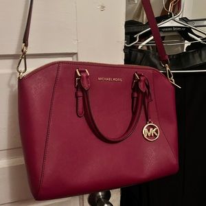 Plum colored Michael Koran Purse